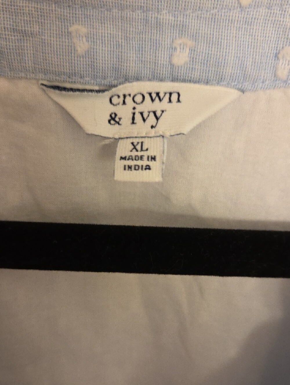 Crown & ivy Light Blue Ruffled Tiered Casual Dress - Picture 2 of 4